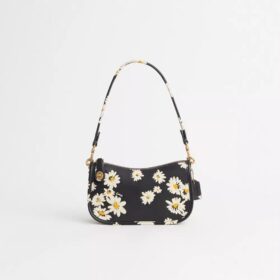 Restaurierte Swinger-Tasche 20 mit Blumenprint