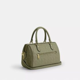Rowan-Satchel-Tasche aus charakteristischem Leder