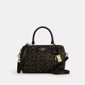 Rowan-Satchel-Tasche aus «Loved Signature Canvas» mit Anhängern