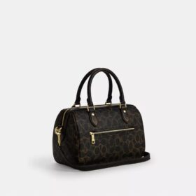 Rowan-Satchel-Tasche aus «Loved Signature Canvas» mit Anhängern