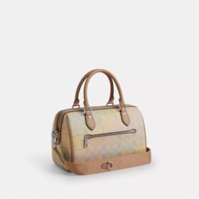 Rowan-Satchel-Tasche aus Rainbow Signature Canvas