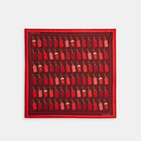 Seidenbandana mit Aufdruck «Horse and Carriage»