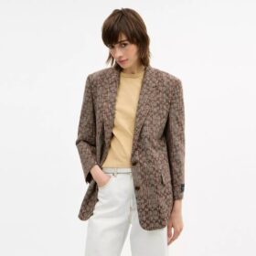 Signature C-Karomuster, einreihiger Blazer