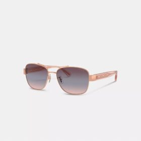 Signature Ombra schmale Piloten-Sonnenbrille