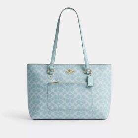 Station Tote Bag aus Signature Canvas