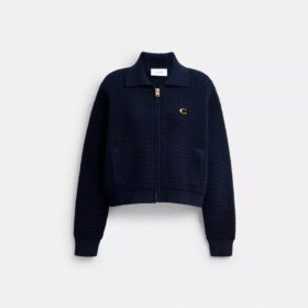 Strickjacke mit Reissverschluss vorne