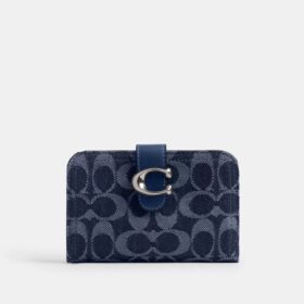 Tabby-Geldbörse aus charakteristischem Denim